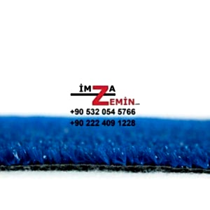 Mavi Çim Halı 7mm