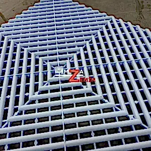 Açık mavi detailing zemin