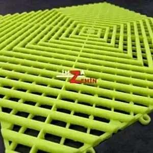 Açık Yeşil Detailing Zemin