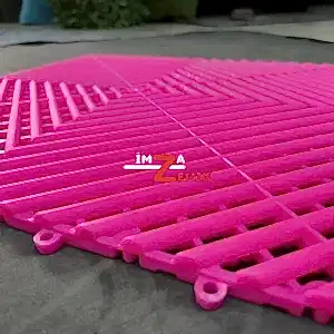 Pembe Detailing Zemin Karo, Oto Yıkama Karo Zemin - Görsel 8