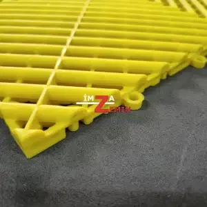 Sarı Detailing Zemin Karo, Oto Yıkama Karo Zemin - Görsel 3